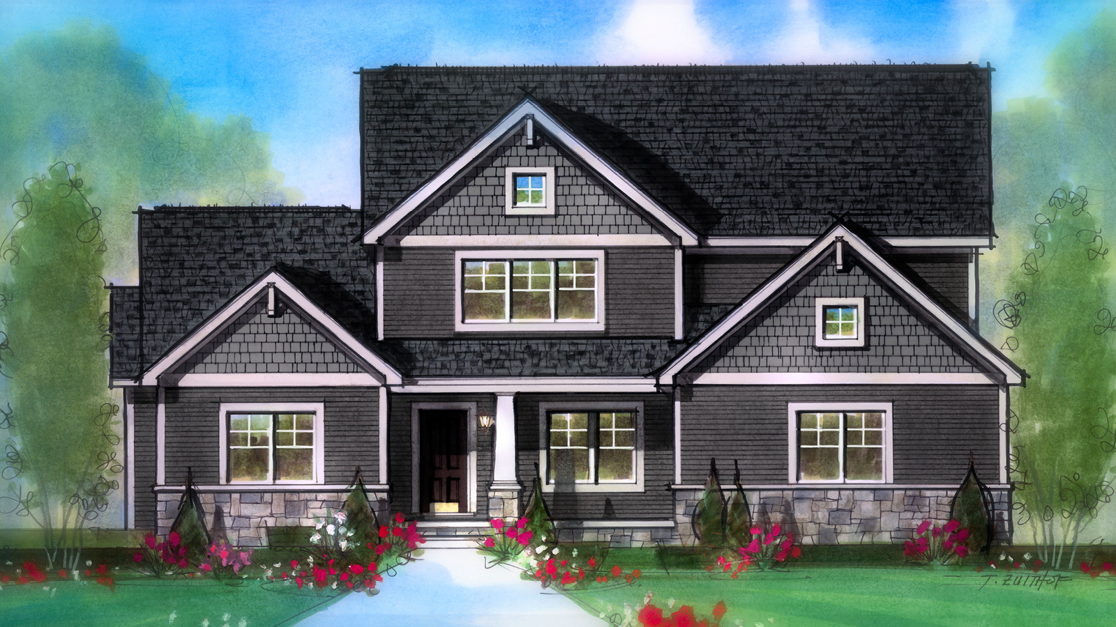 Olivia Custom Home Builders Schumacher Homes